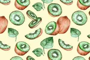 Free vector colorful fruits pattern