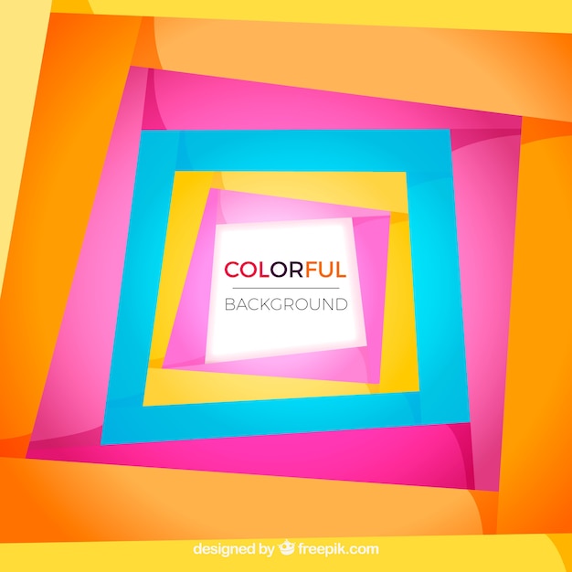 Colorful geometric abstract background