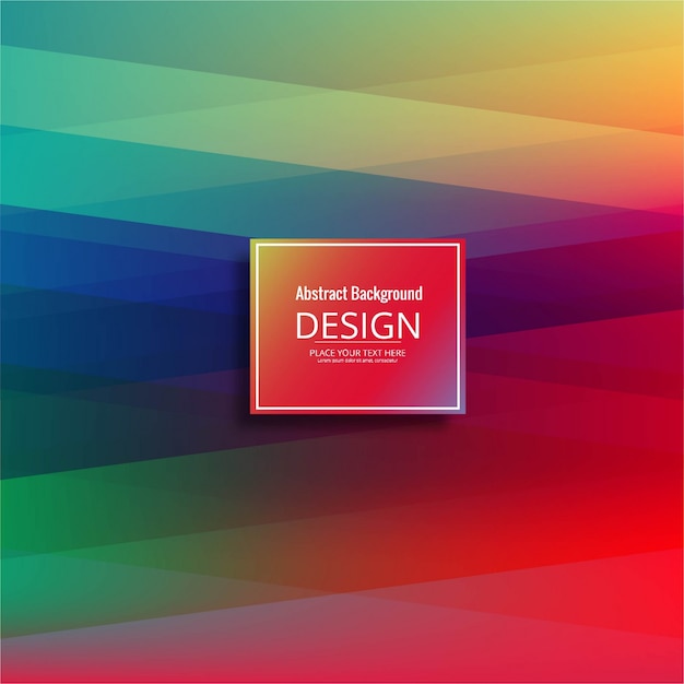 Free vector colorful geometric background