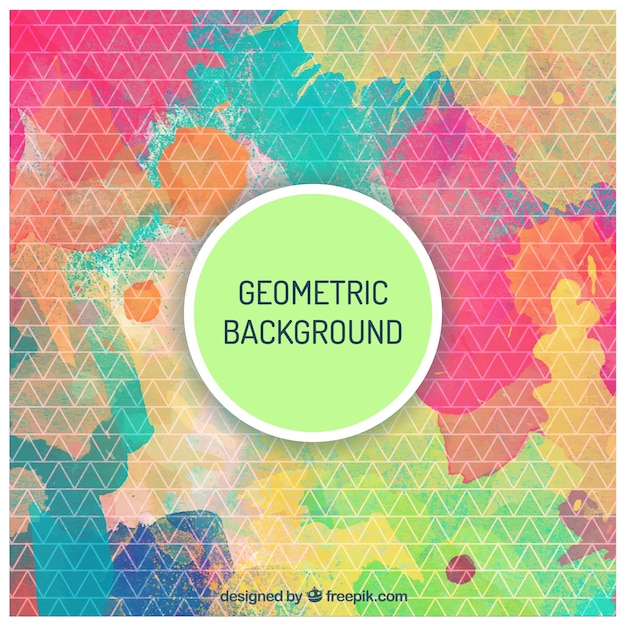 Colorful geometric background