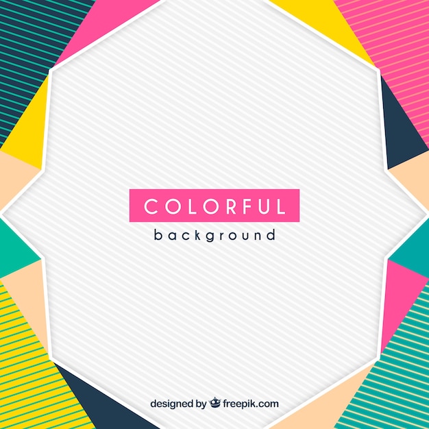 Colorful geometric background