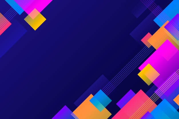 Colorful geometric background