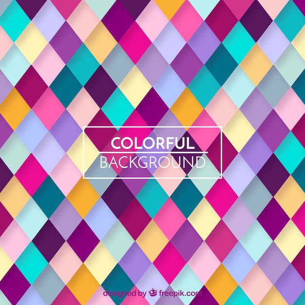 Colorful geometric pattern background