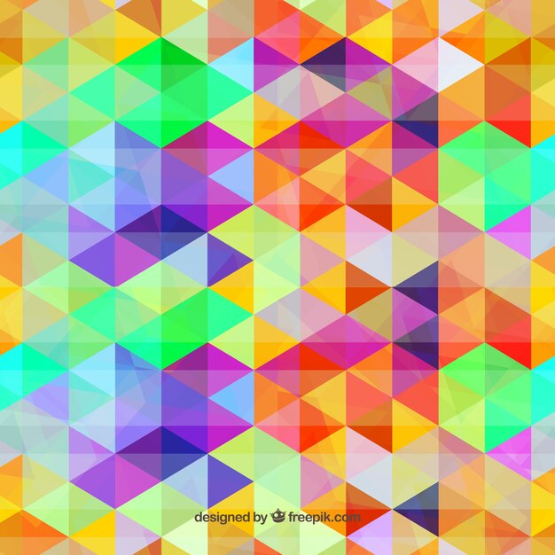 Colorful geometric pattern