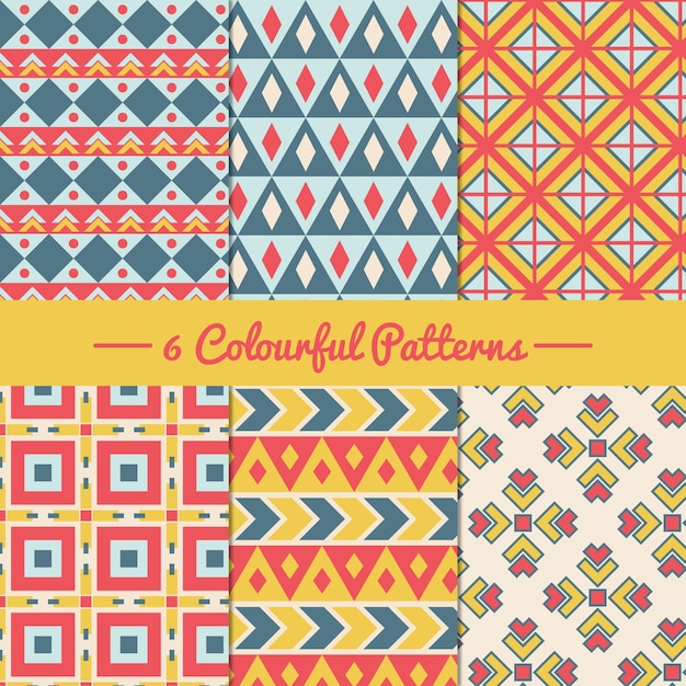 Colorful geometric patterns