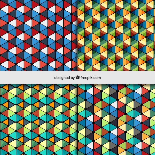 Colorful geometric patterns