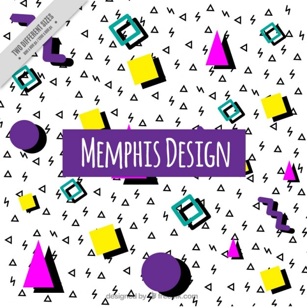 मुफ़्त वेक्टर colorful geometric shapes background with little triangles