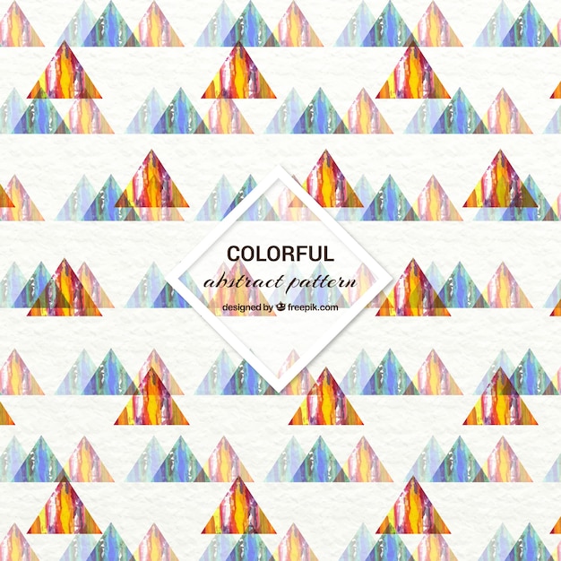 Free vector colorful geometric shapes pattern