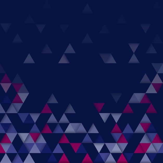 Colorful geometric triangle pattern