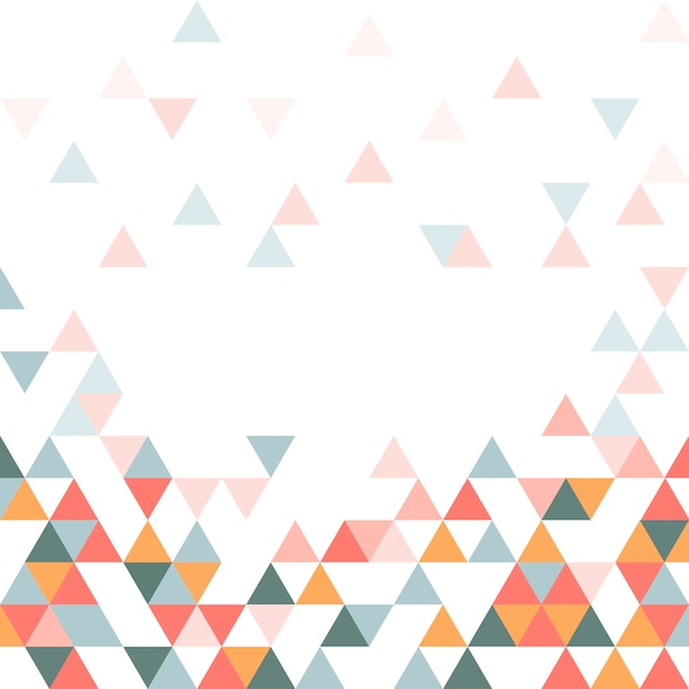 Colorful geometric triangle pattern