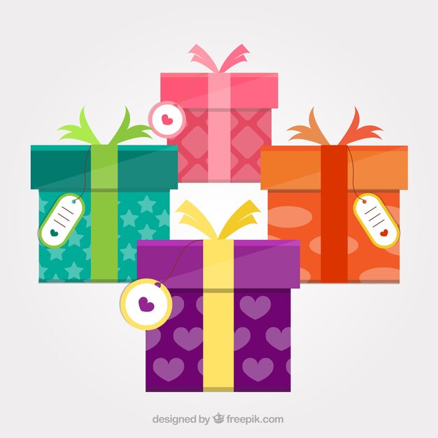 Colorful gifts collection