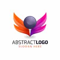 Free vector colorful gradient abstract logo