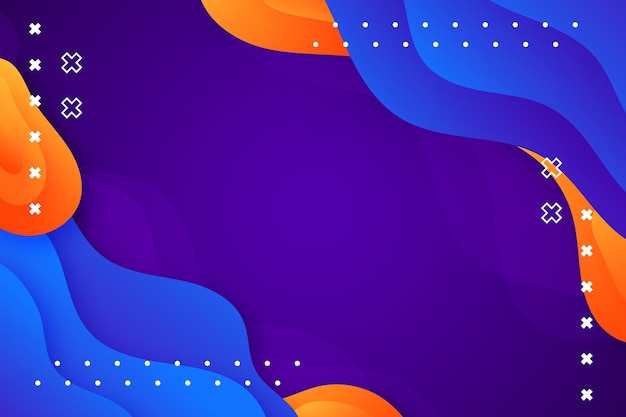 Colorful gradient abstract wallpaper