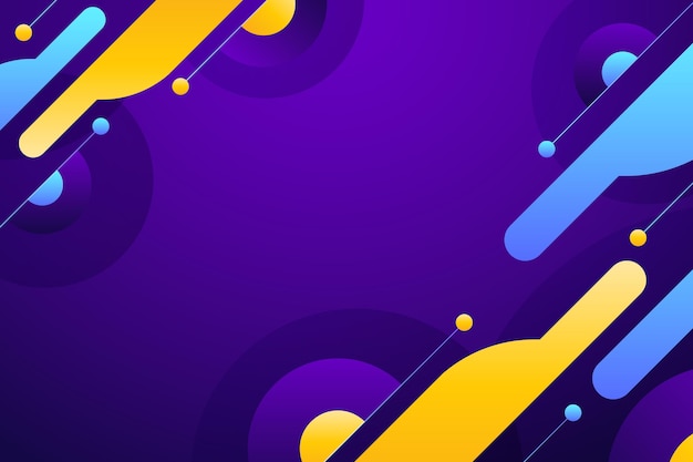 Colorful gradient abstract wallpaper