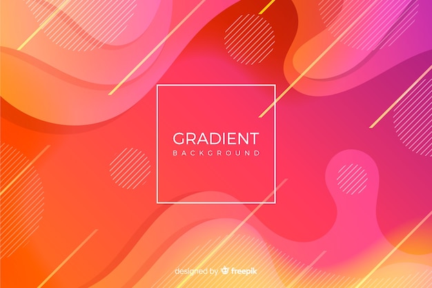 Free vector colorful gradient background