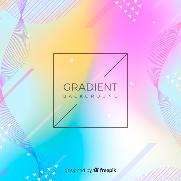 Colorful gradient background