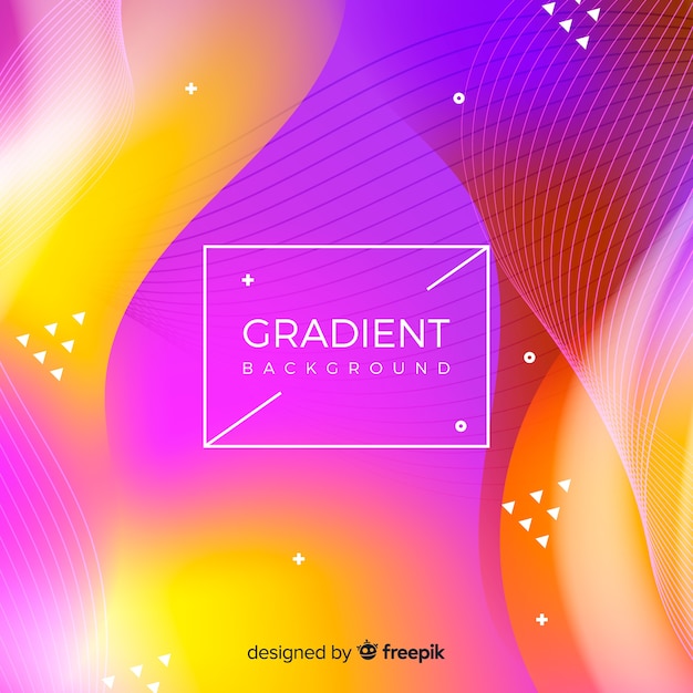 Free vector colorful gradient background