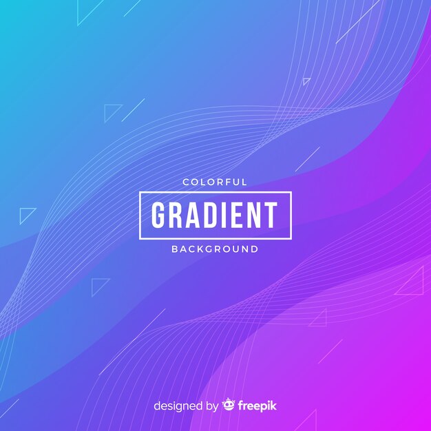 Colorful gradient background