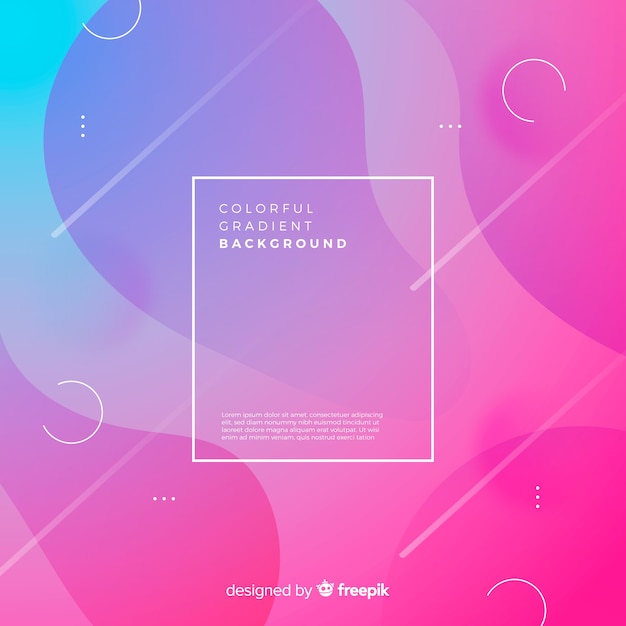 Colorful gradient background