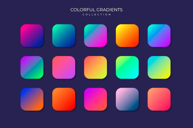 Colorful gradient collection