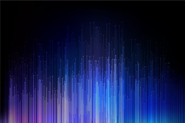 Free vector colorful gradient lights wallpaper