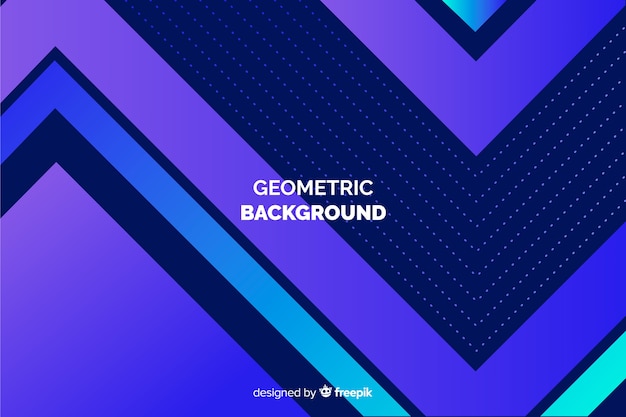 Colorful gradient shapes background