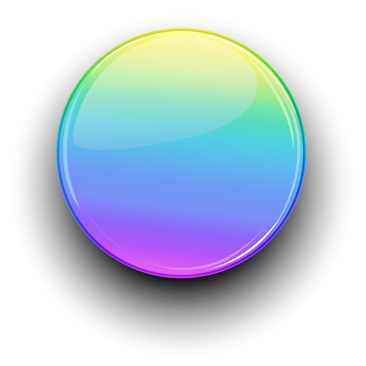 Free Vector colorful gradient sphere illustration