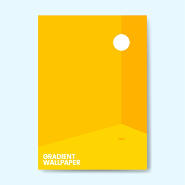 Free vector colorful gradient wallpaper template design