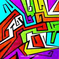 Free vector colorful graffiti vector