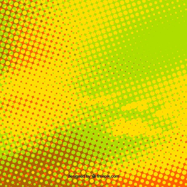 Colorful halftone background