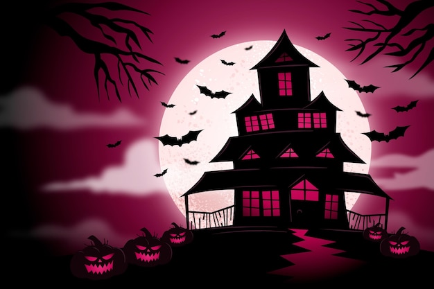 Colorful halloween design background