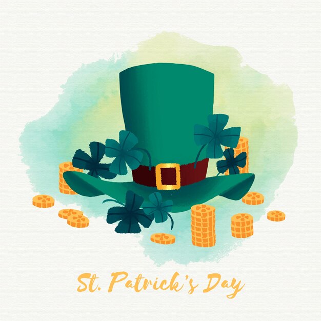 Colorful hand drawn saint patrick's day