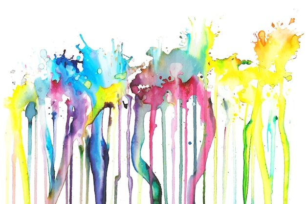 Colorful hand painted background