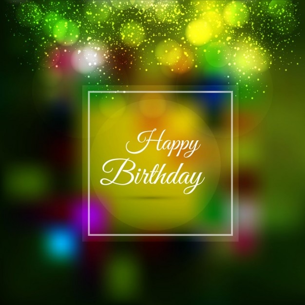 Colorful happy birthday background