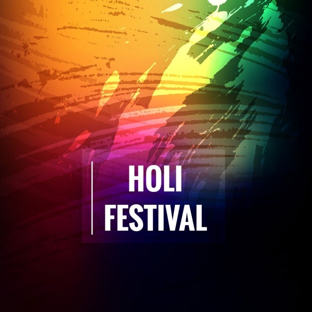 Free vector colorful holi background