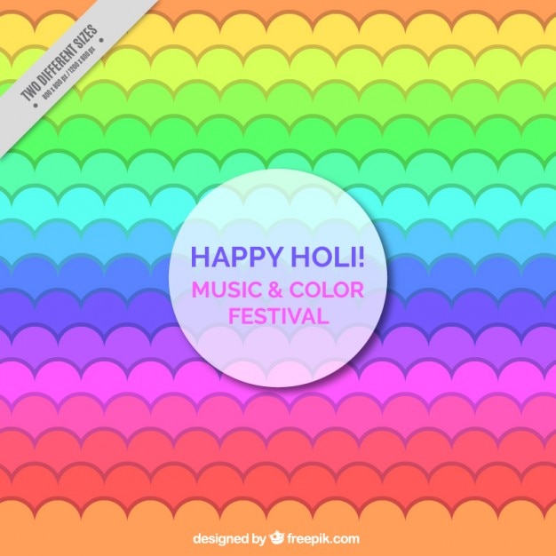 Free Vector colorful holi background
