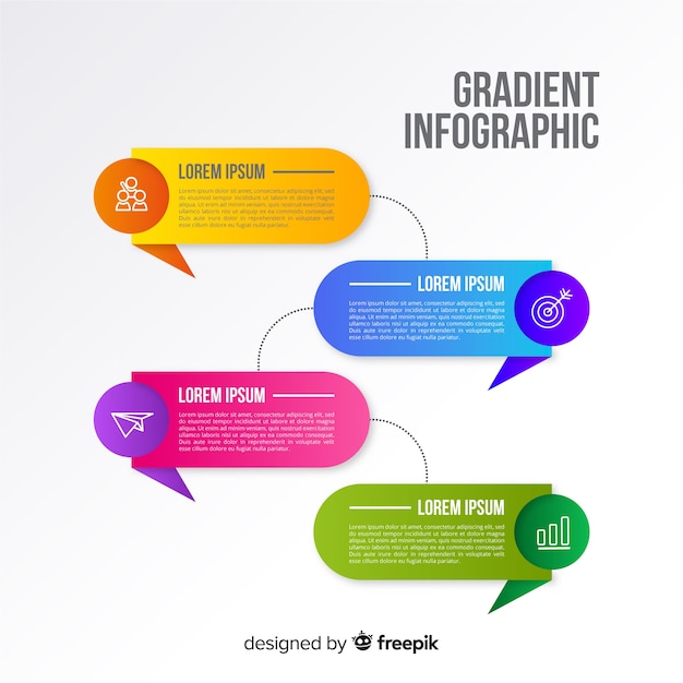 다채로운 infographic 디자인 서식 파일