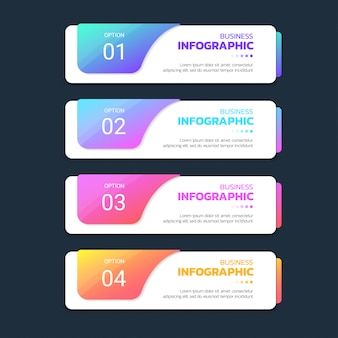 Colorful infographic template