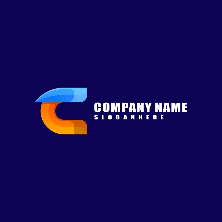 Free Vector colorful letter c logo design