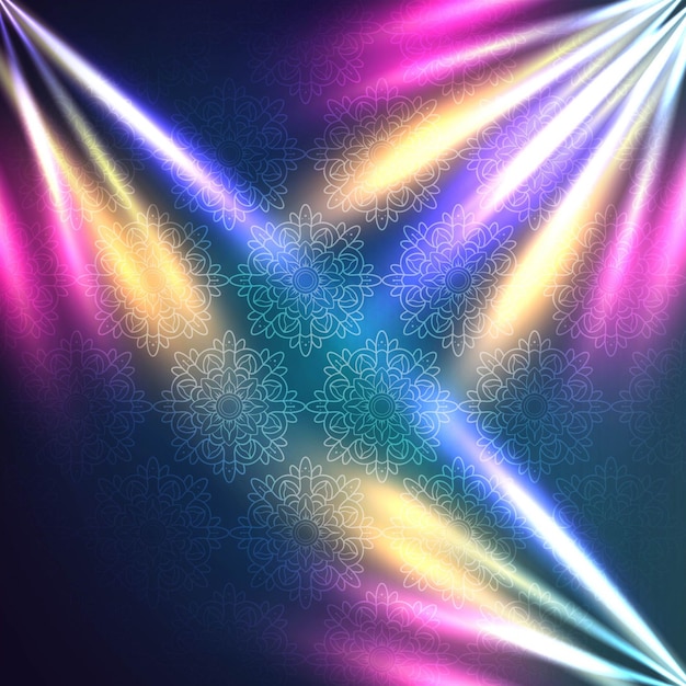 Free vector colorful lights background