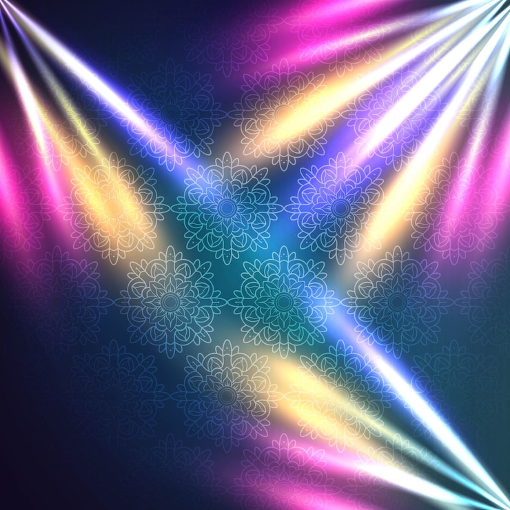 Free Vector colorful lights background