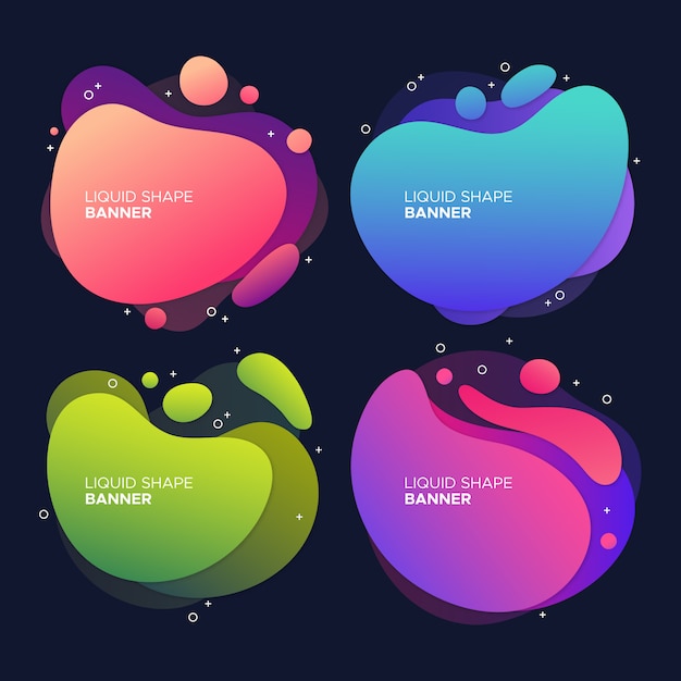 Colorful Liquid Banners