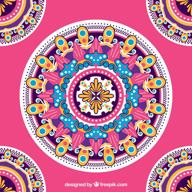 Colorful mandala background