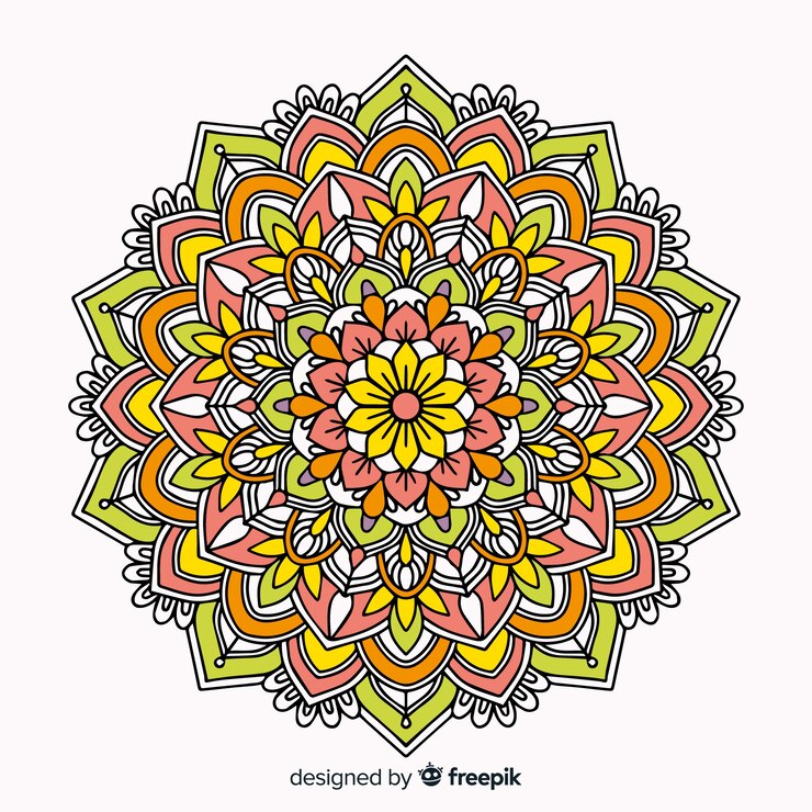 Free Vector colorful mandala background