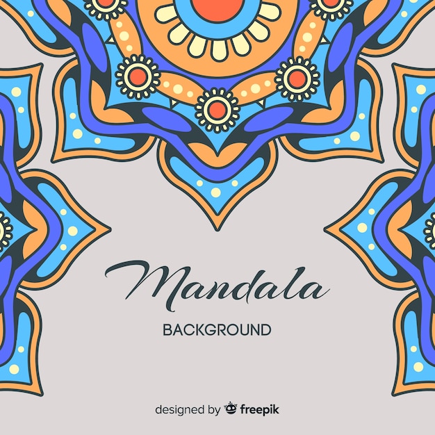 Colorful mandala background