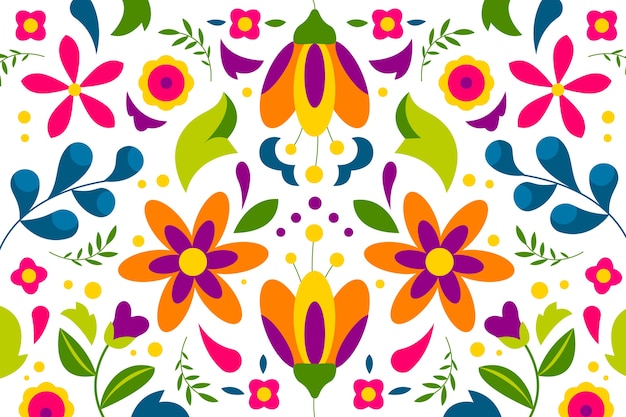 Colorful mexican background