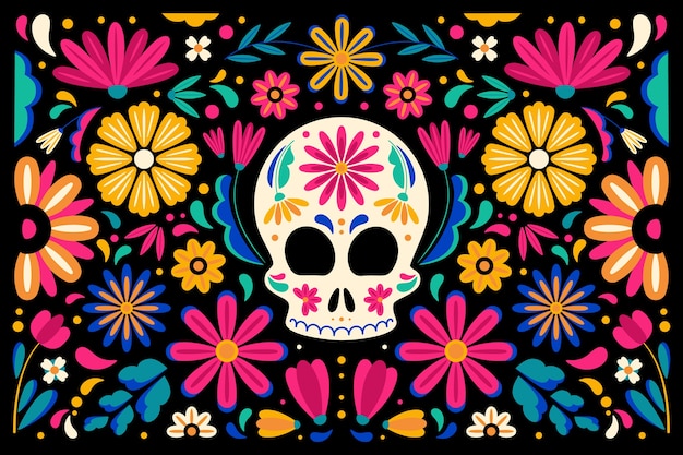 Красочный мексиканский фон