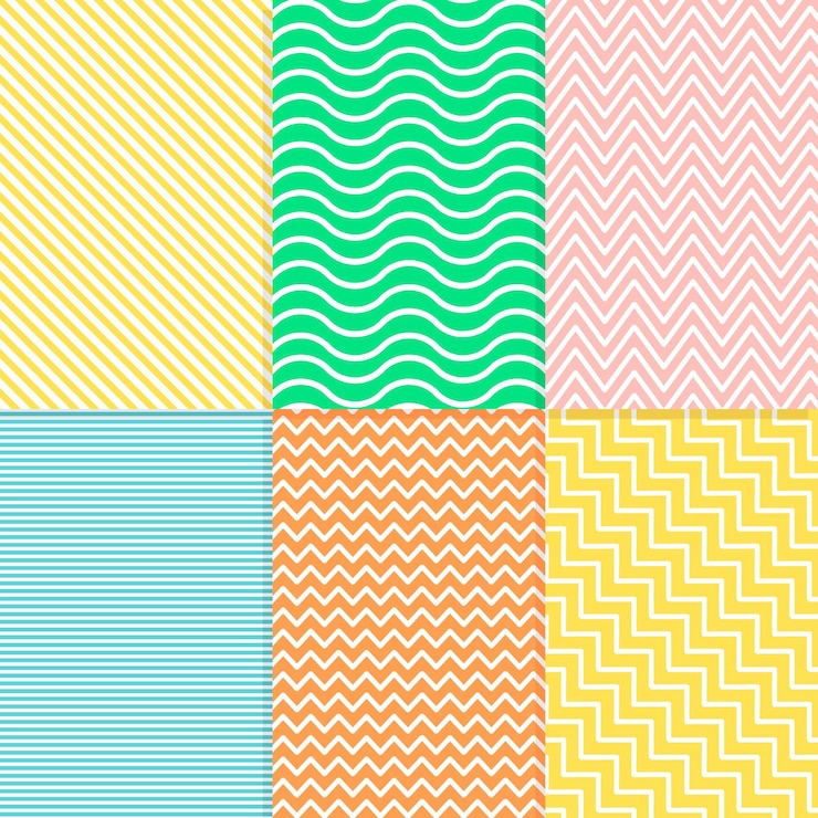 मुफ़्त वेक्टर colorful minimal geometric pattern collection