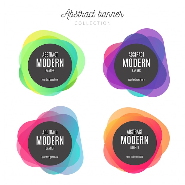 Colorful Modern Banner Collection