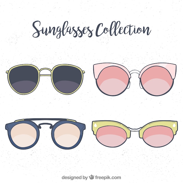 Colorful and modern sunglasses collection